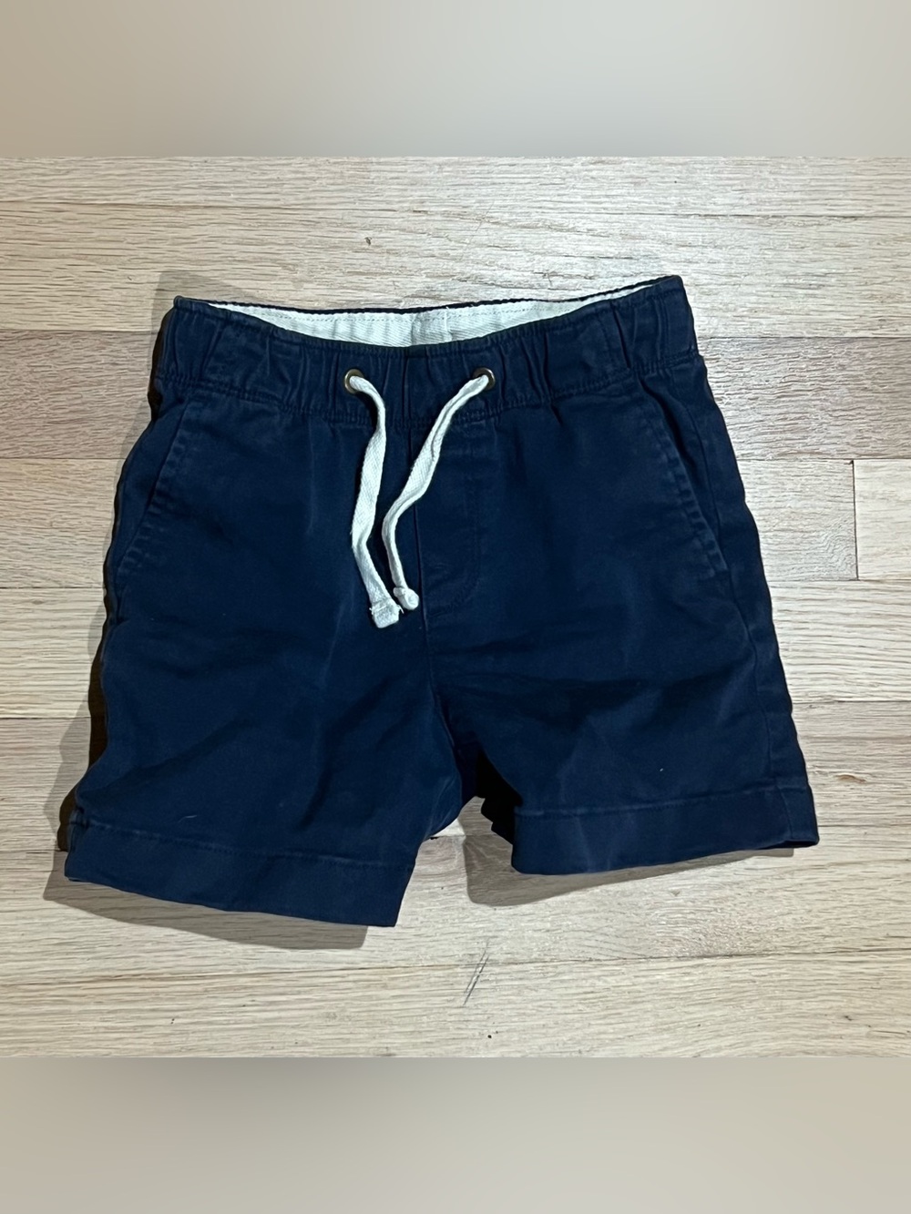 Crewcuts J. Crew Navy Drawstring Dock Shorts 3 3t